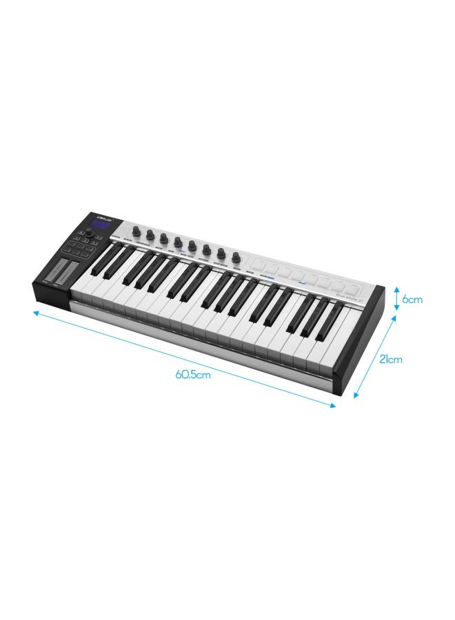WORLDE - 37-Keys Portable USB MIDI Controller Keyboard - Image 1