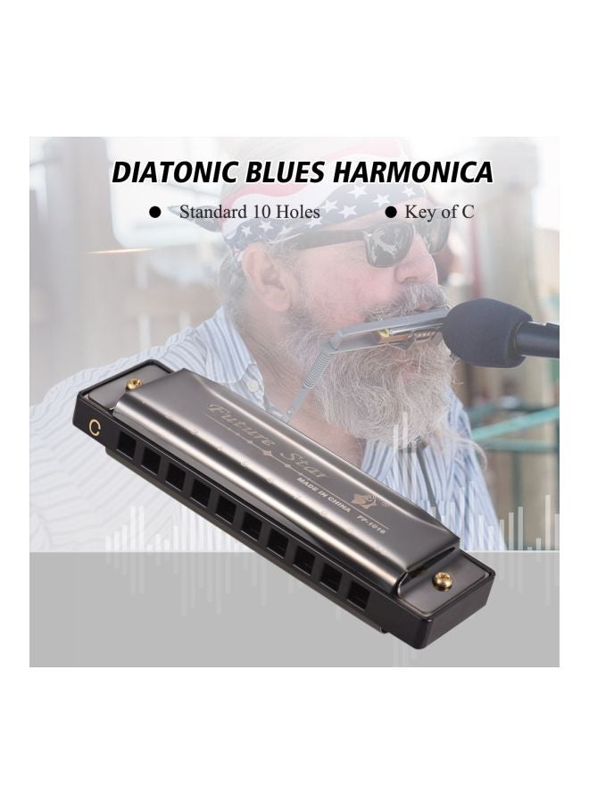 Generic - 10-Hole Key Of C Diatonic Harmonica - Image 1