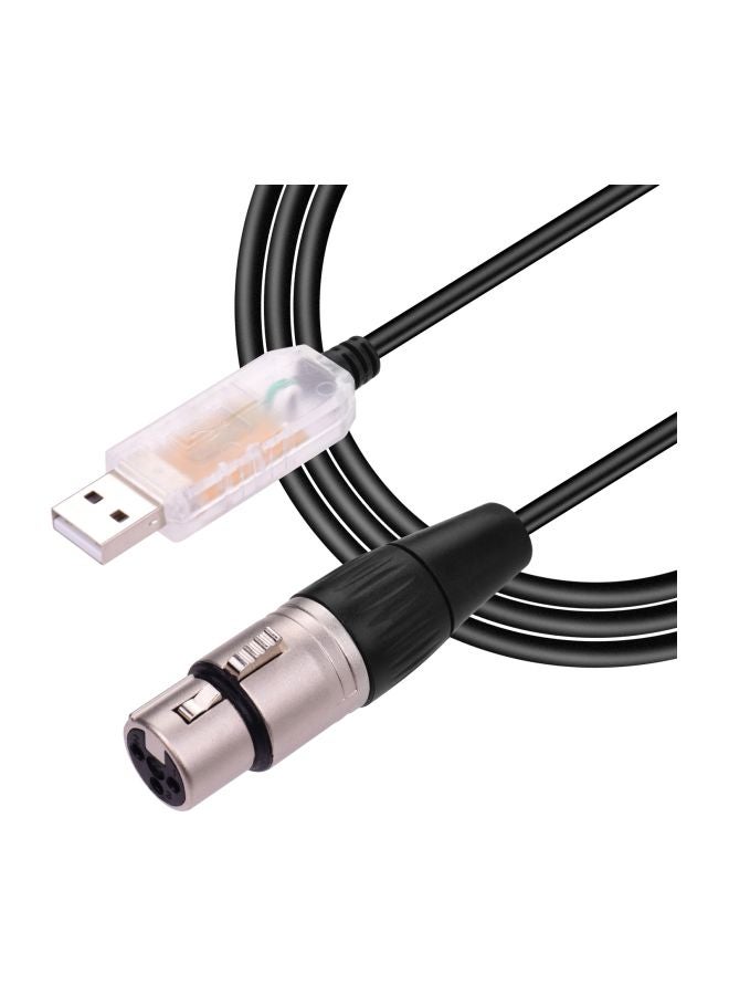 Generic USB To 3-Pin XLR Female Stage LED Control Converter Cable  - Image 2