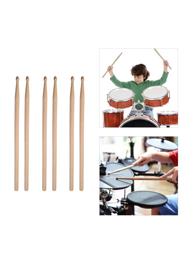 Generic 3-Pair Of Drum Sticks With Cover  - Image 5