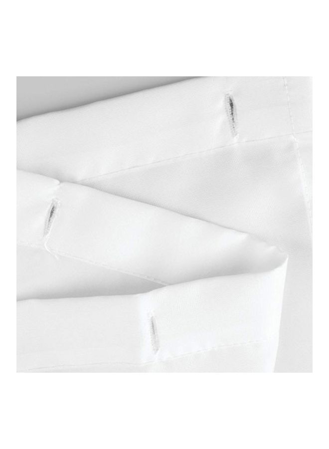 IDesign Polyester Shower Curtain White 72x96inch - Image 4