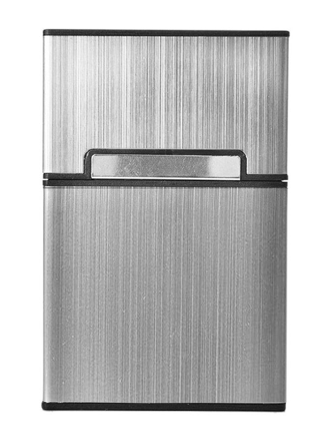 Pocket Cigarette Holder Box Silver/Black