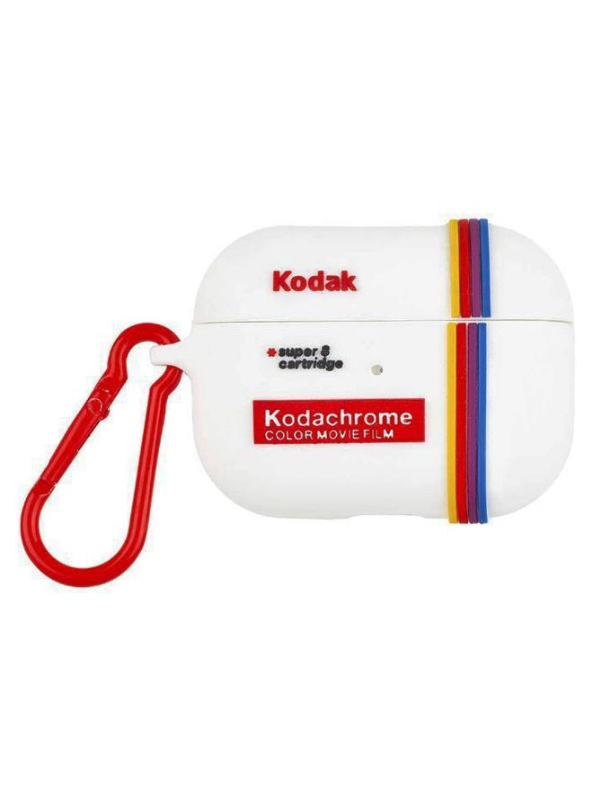 Kodak Protective Case For Apple AirPods Pro White/Red - Image 1