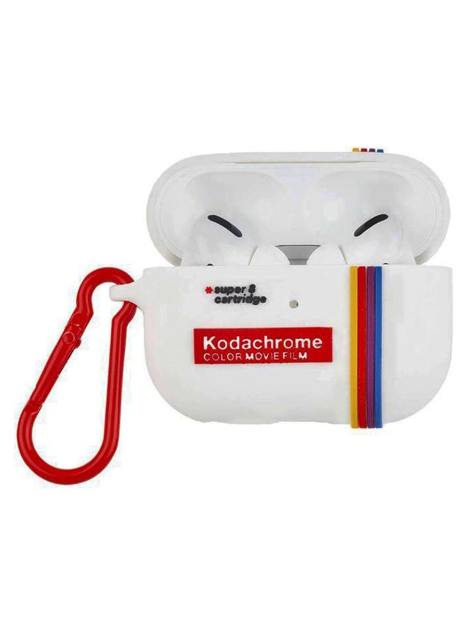 Kodak Protective Case For Apple AirPods Pro White/Red - Image 2