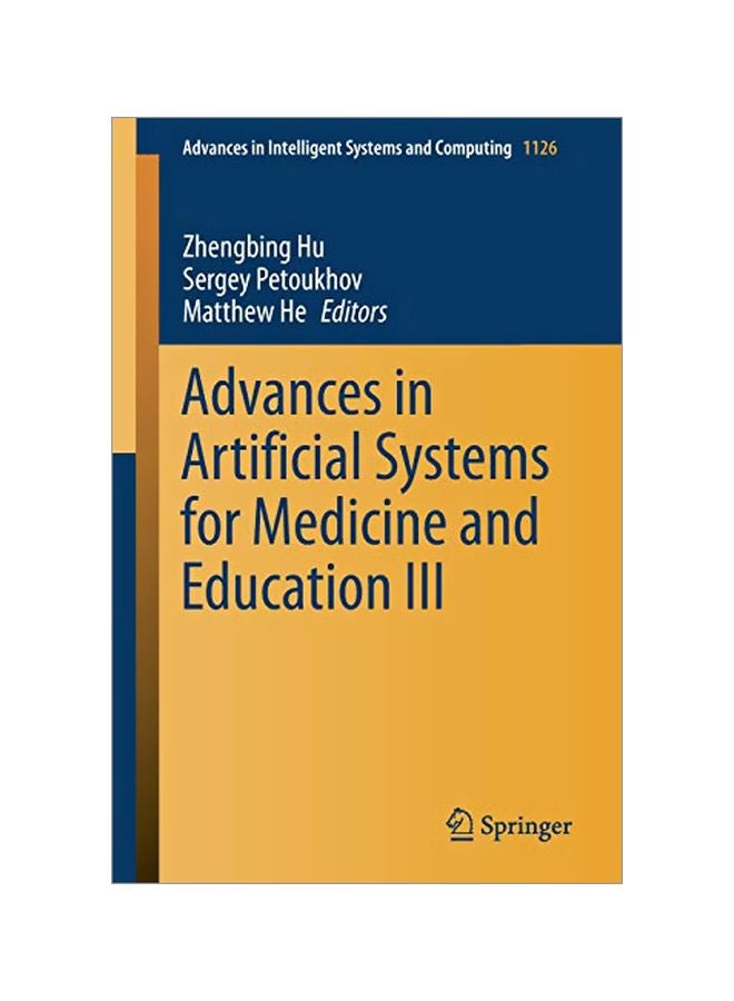 Advances In Artificial Systems For Medicine And Education III paperback english - 15 January 2020 