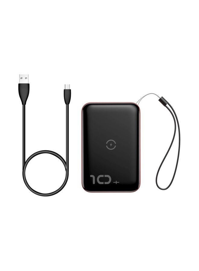 Baseus Mini S Bracket Power Bank With Cable Black/Red - Image 1
