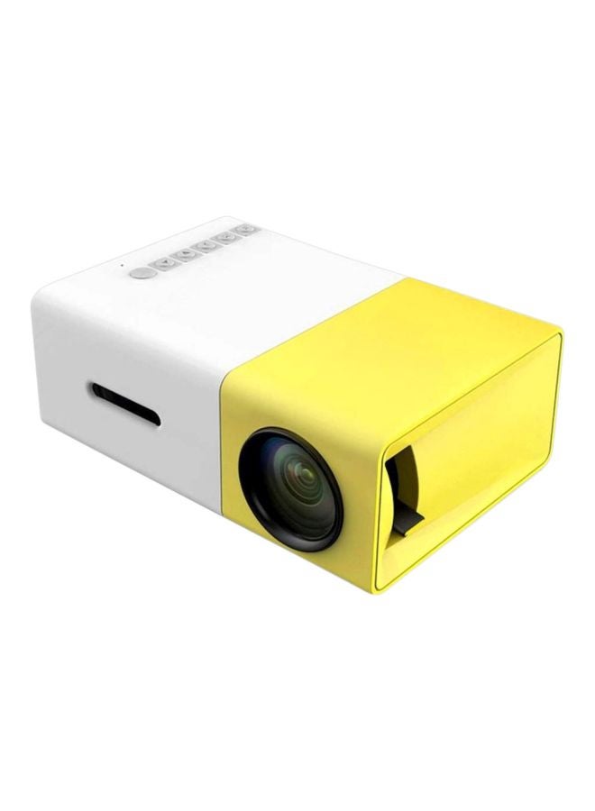 Portable LED Projector YG-300 Yellow/White  - Image 1