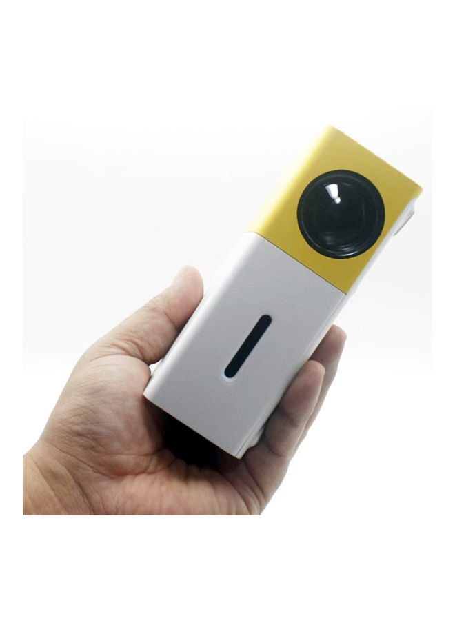 Portable LED Projector YG-300 Yellow/White  - Image 3