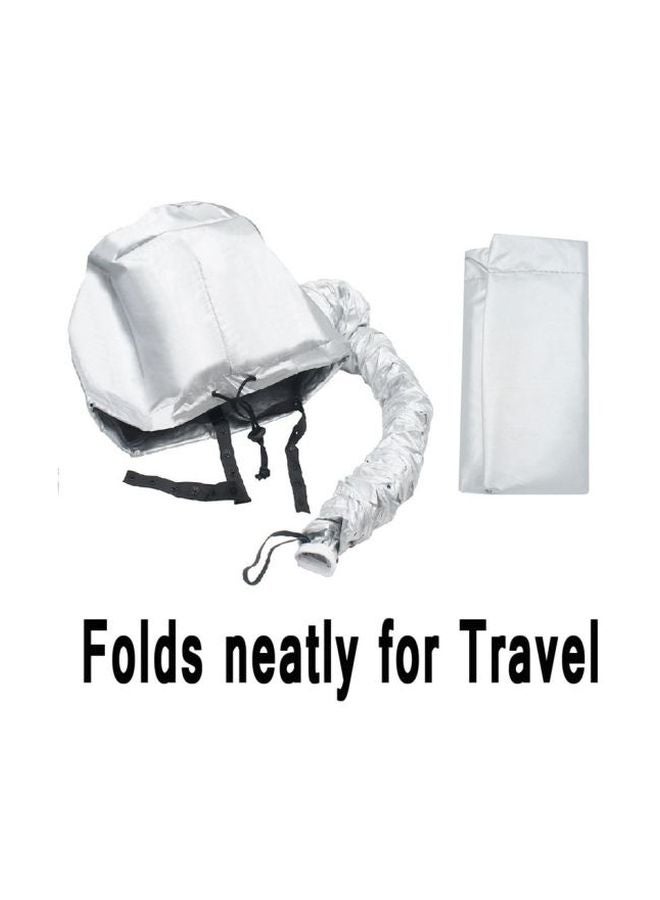 Portable Hair Dryer Bonnet Attachment For Hair Styling silver 90grams - Image 2