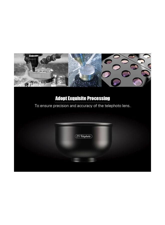 APEXEL Multi-Layer Phone Telephoto Lens For iPhone X/Xs/8P, Samsung Galaxy, Huawei, Xiaomi Cellphones Black  - Image 5
