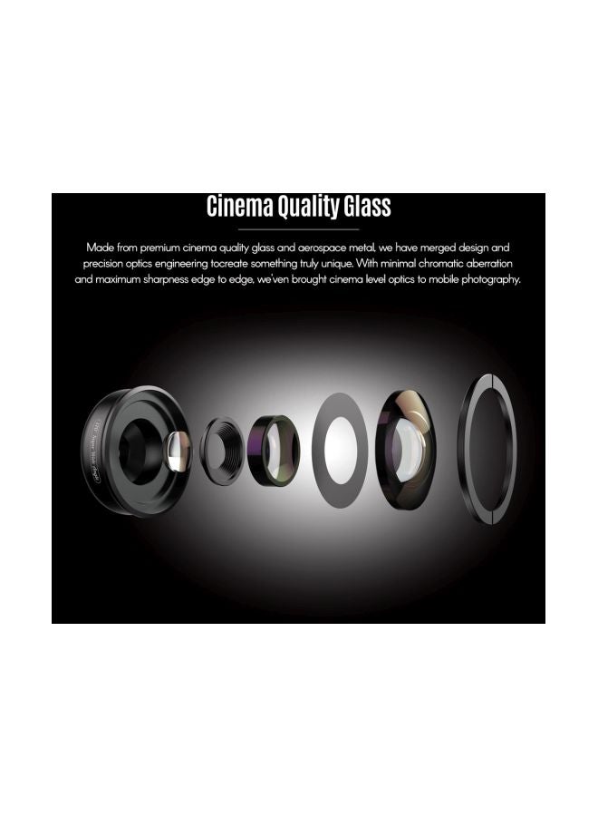 APEXEL Wide Angle HD Cellphone Lens Black  - Image 3