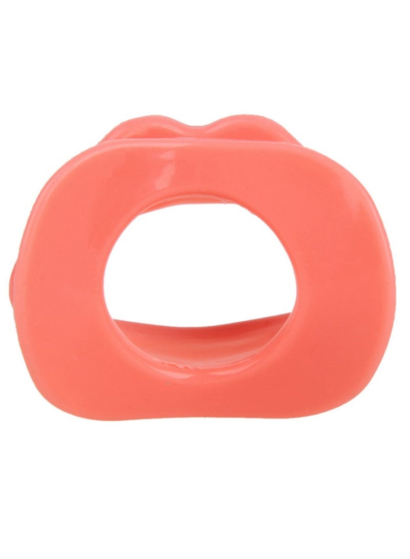 2-Piece Anti-Wrinkle Lips Trainer Face Exercise Set Red/Pink - Image 2