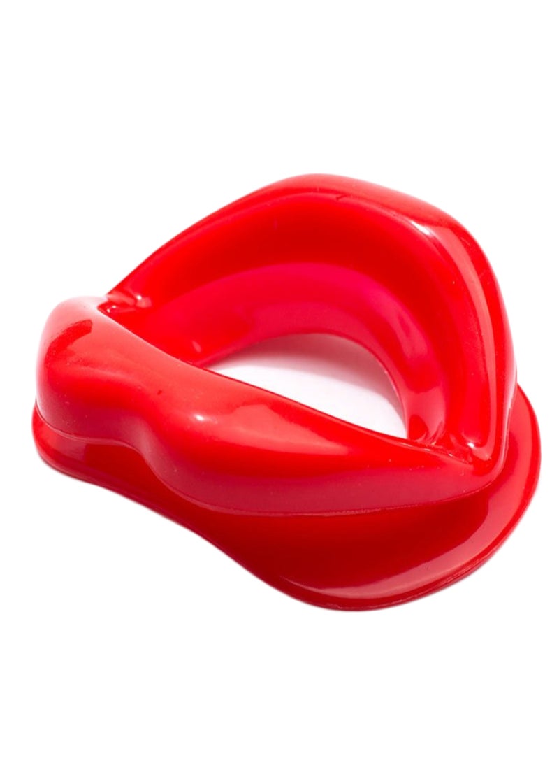 2-Piece Anti-Wrinkle Lips Trainer Face Exercise Set Red/Pink - Image 3