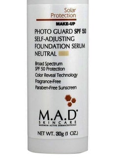 M.A.D Skincare Photo Guard Self-Adjusting Foundation Serum Natural  - Image 2