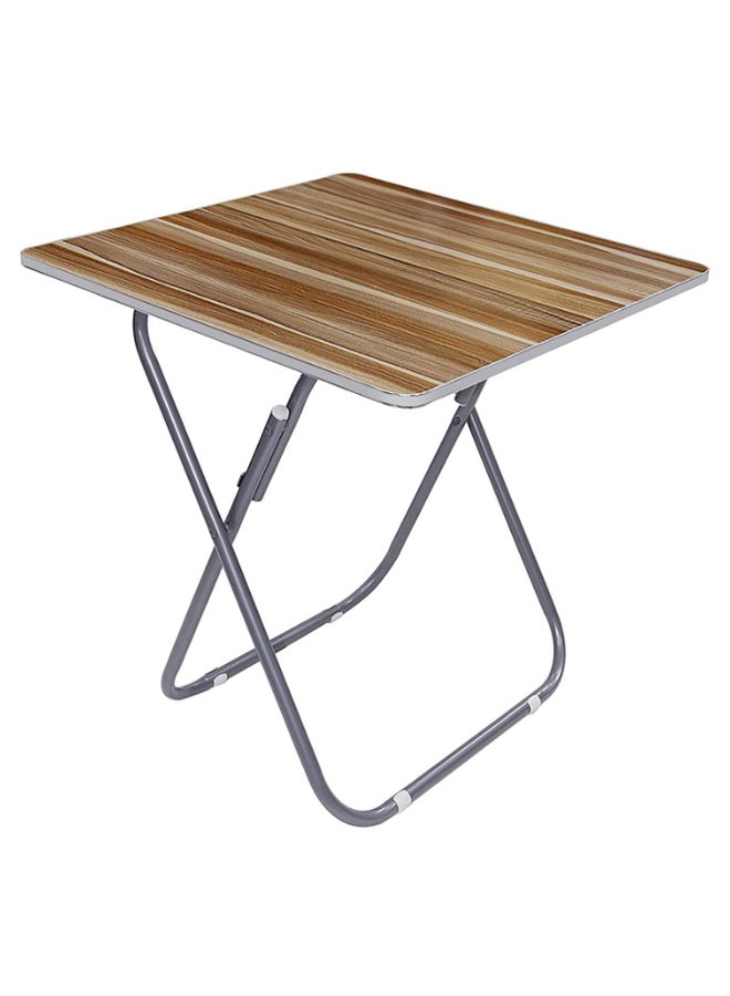 Generic - Foldable Table Brown/Grey - Image 1