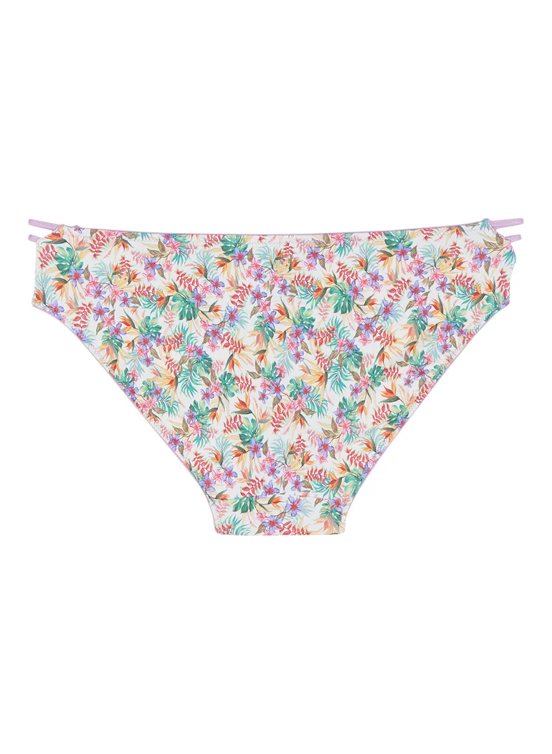 Amante Tropical Print Bikini Panty