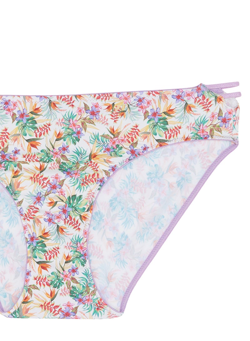 Amante - Tropical Print Bikini Panty Multicolour - Image 1
