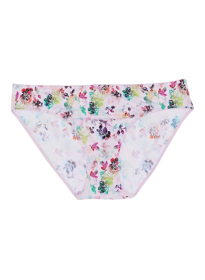 Amante Floral Print Bikini Panty