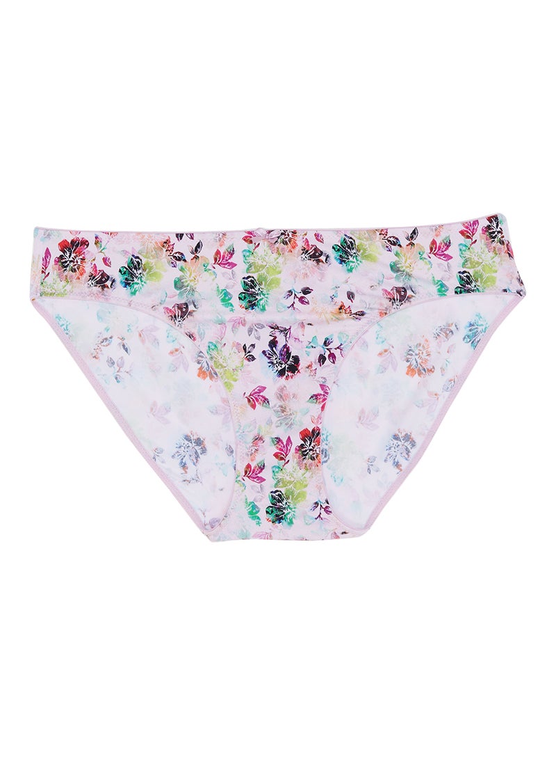Amante - Floral Print Bikini Panty Multicolour - Image 1