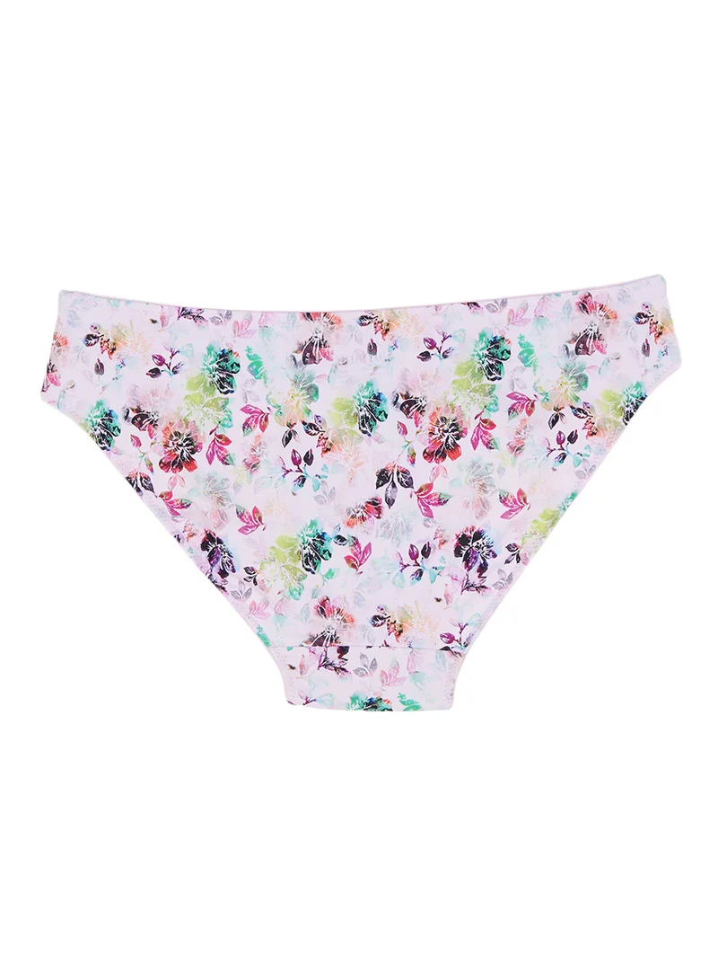 Amante Floral Print Bikini Panty