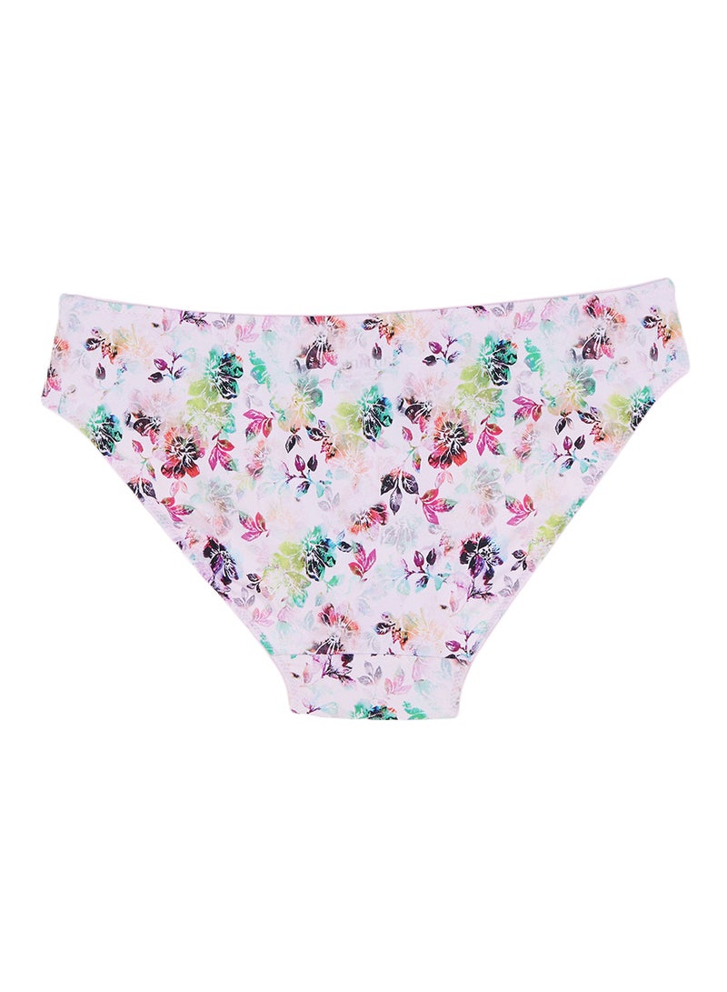 Amante - Floral Print Bikini Panty Multicolour - Image 1