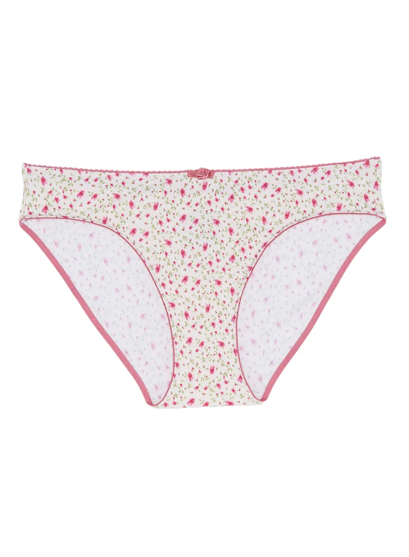 Amante Floral Print Low Rise Bikini