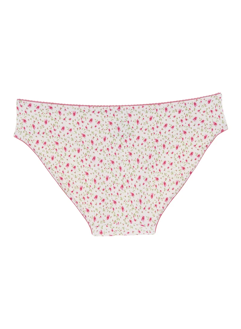 Amante Floral Print Low Rise Bikini