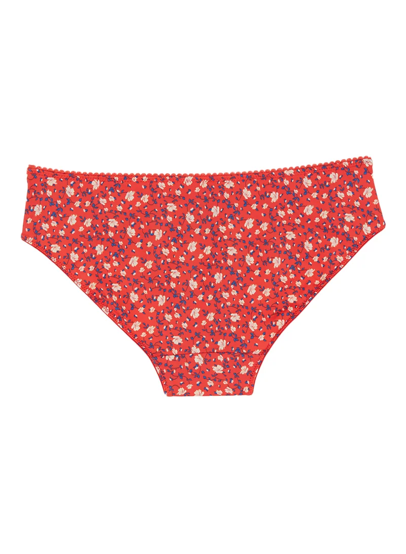 Amante Low Rise Bikini Panty Red