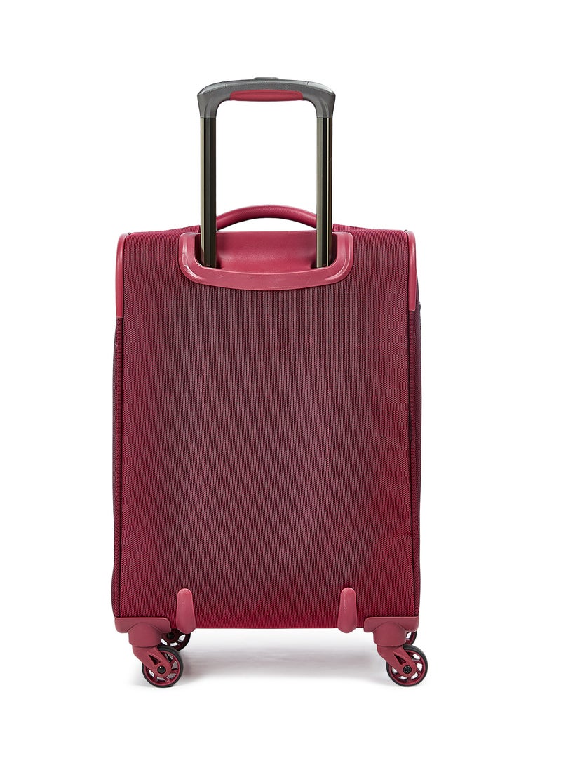 Regency - Platinum Softside Small Cabin Luggage Trolley Strawberry Red - Image 1