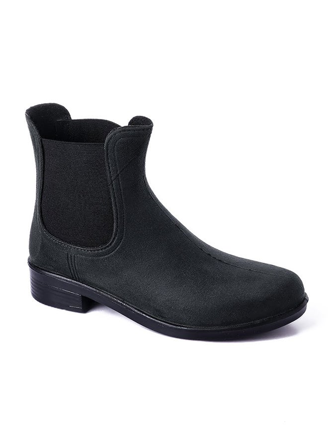 Levent - Suede Chelsea Ankle Boot Black - Image 1