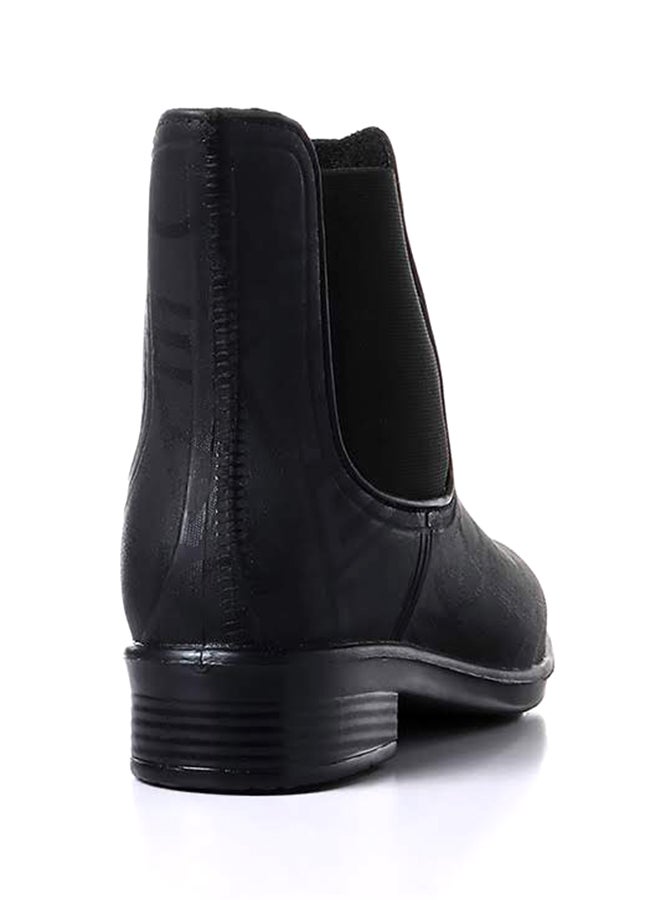 Levent - Printed Rubber Ankle Boot Black - Image 1