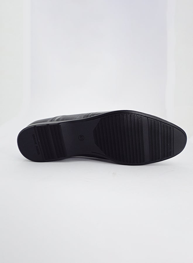 Levent - Leather Slip On Shoes Black - Image 1
