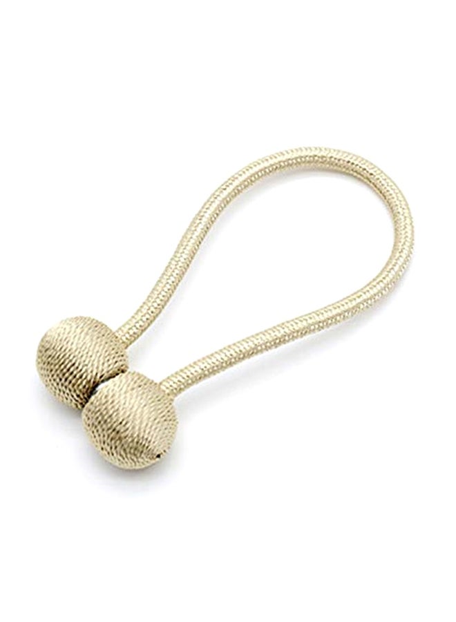 مشبك ربط مغناطيسي للستائرمن قطعتين ذهبي 10سم - Image 2