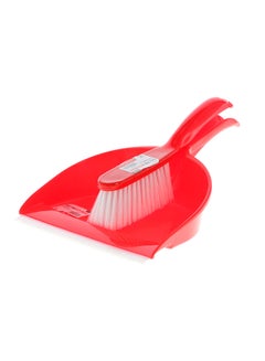DELCASA Dust Pan With Brush Orange  - Image 4