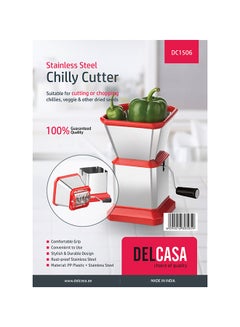 DELCASA Stainless Steel Chilly Cutter Silver 20.5X11X11.3cm  - Image 2