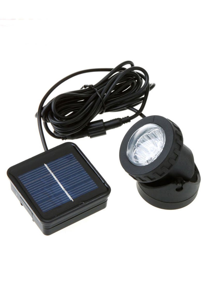 ماركة غير محددة ضوء كشاف LED مضاد للماء يعمل بالطاقة الشمسية أسود / شفاف 