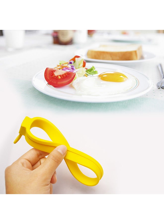 Amal 1 Piece Silicone Egg Rings Yellow - Image 2