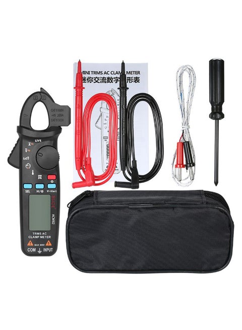 BSIDE Digital AC Clamp Meter With Connecting Cable Multicolour