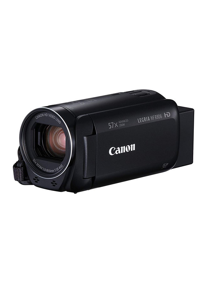 Canon - LEGRIA HF R806 2MP 1080P HD 57x Zoom Digital Camcorder - Image 1