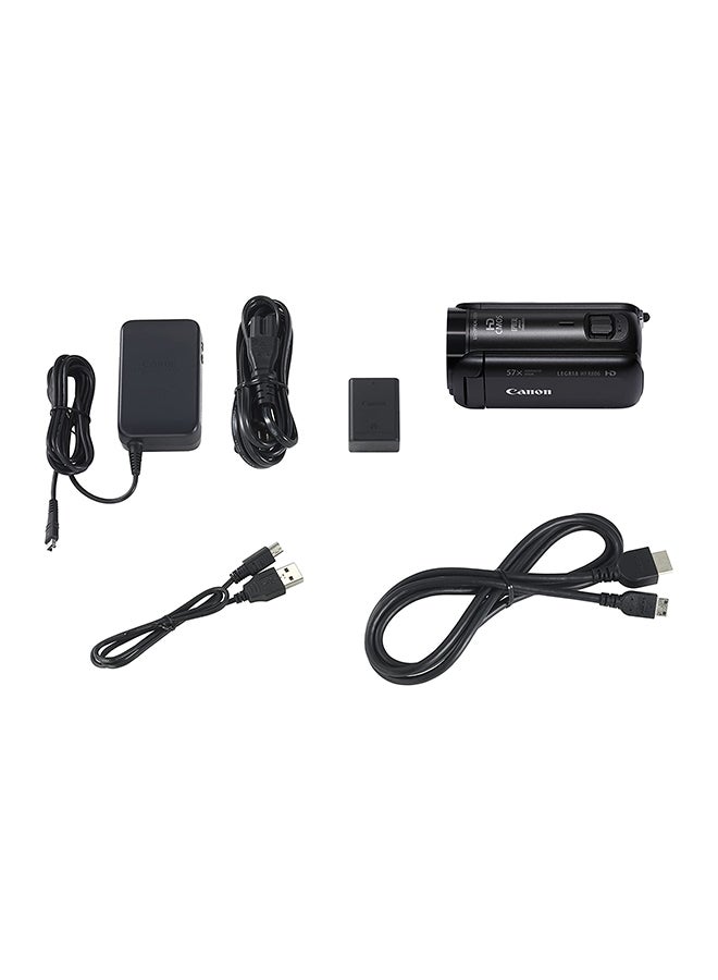 Canon - LEGRIA HF R806 2MP 1080P HD 57x Zoom Digital Camcorder - Image 1