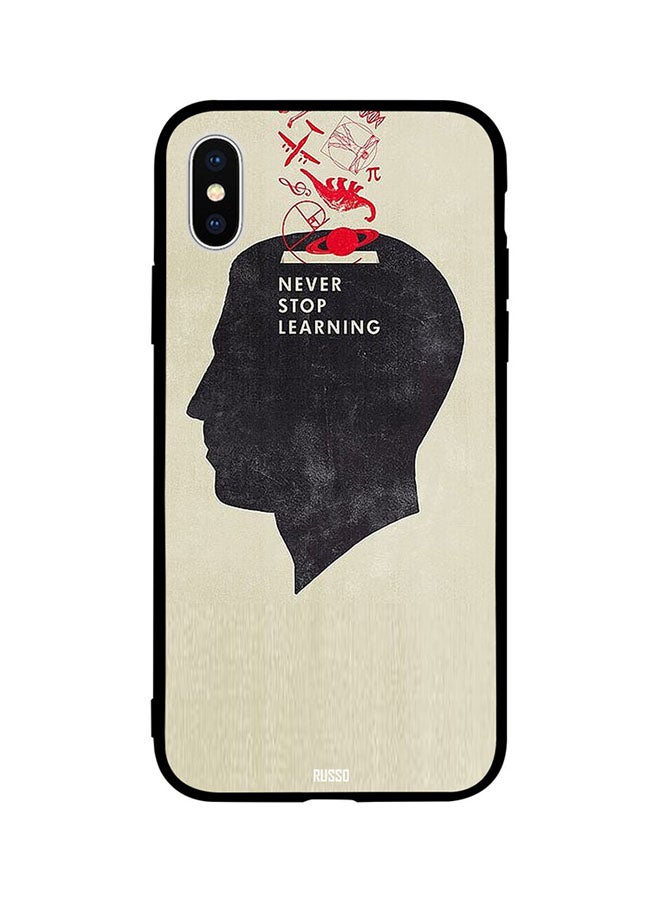 CIELITO Skin Case Cover -for Apple iPhone XR Never Stop Learning Never Stop Learning
