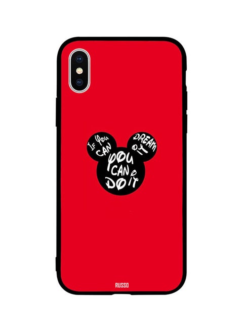 Skin Case Cover -for Apple iPhone XR Mickey Mouse You Can Do It Mickey Mouse You Can Do It
