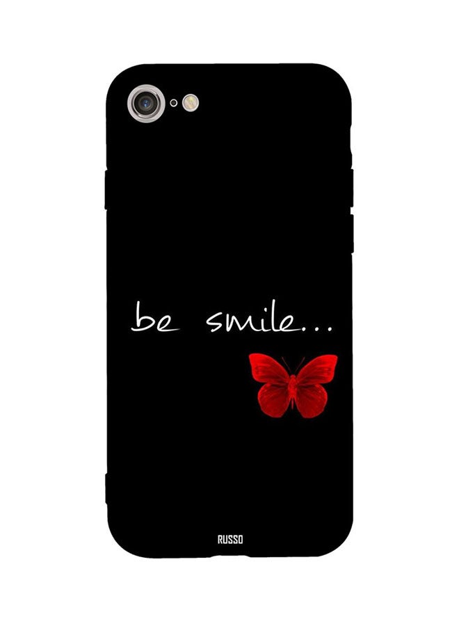 CIELITO Skin Case Cover -for Apple iPhone 7 Black/Red/White Black/Red/White