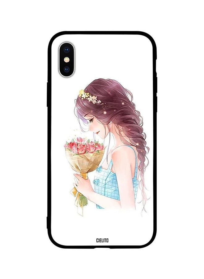 CIELITO Skin Case Cover -for Apple iPhone XR Girl Loves Flower Fragrance Girl Loves Flower Fragrance