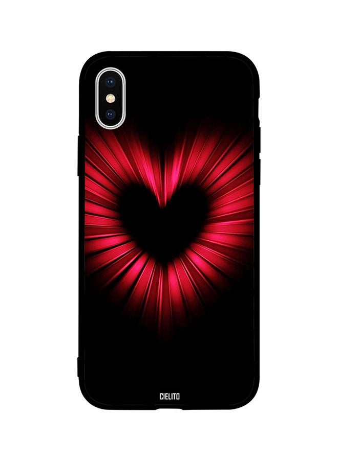 CIELITO Skin Case Cover -for Apple iPhone XR Red Heart of Lights Red Heart of Lights
