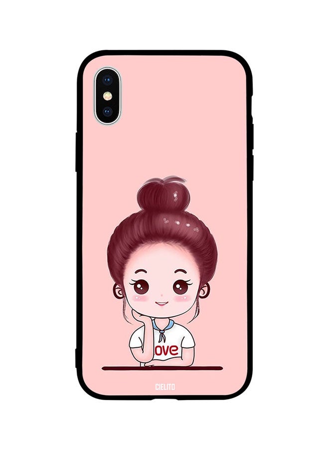 سيليتو Skin Case Cover -for Apple iPhone XR Cute Girl with Big Eyes Cute Girl with Big Eyes