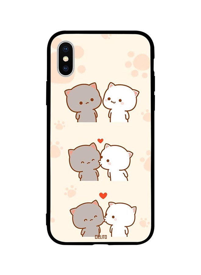 CIELITO Skin Case Cover -for Apple iPhone XR Love of Two Cats Love of Two Cats