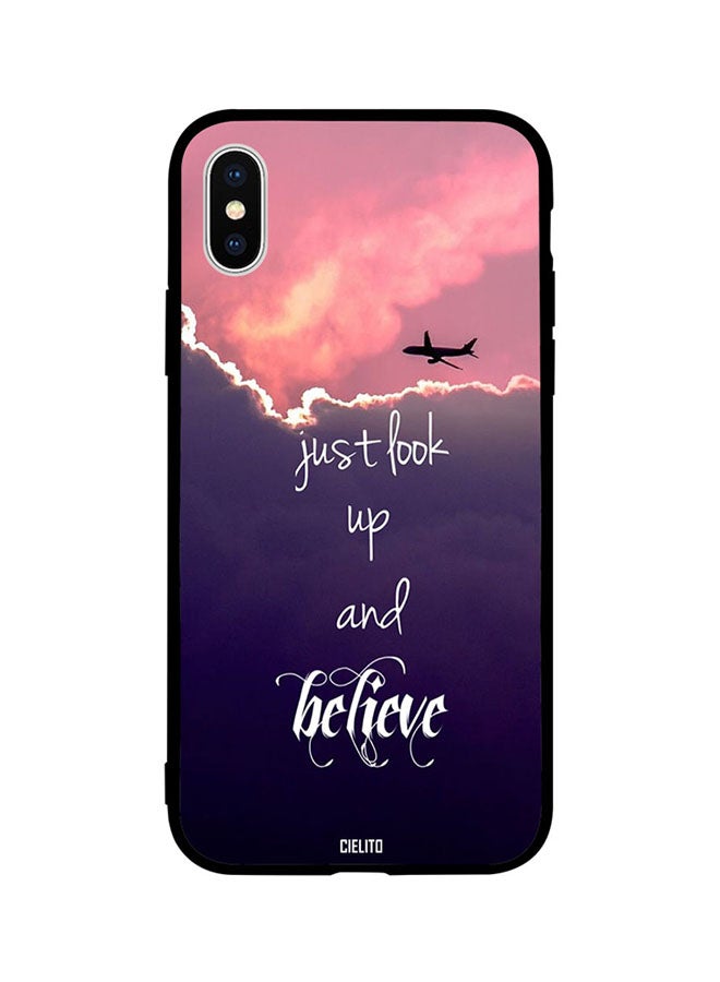 CIELITO Skin Case Cover -for Apple iPhone XR Just Look Up and Believe Just Look Up and Believe