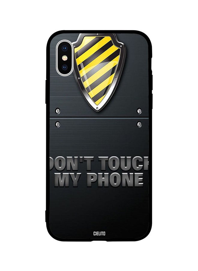 CIELITO Skin Case Cover -for Apple iPhone XR Dont Touch My Phone Armour Design Dont Touch My Phone Armour Design