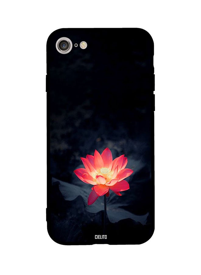 RUSSO Skin Case Cover -for Apple iPhone 7 Light Lotus In Dark Night Light Lotus In Dark Night 